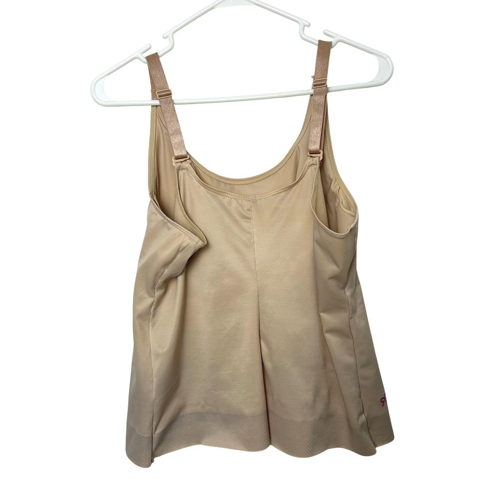 Ruby Ribbon Ultimate Cami 1816 Beige Nude Shapewear Camisole Size 44 compression - Picture 2 of 9